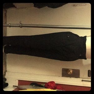 Zara high waisted linen harem pants